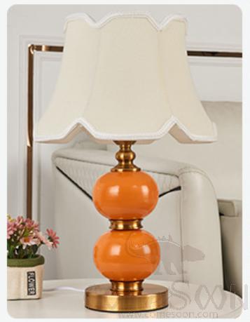 Table Lamp-D30*H50cm-Button switch