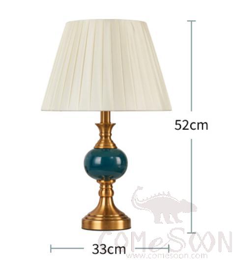 Table Lamp-D33*H52cm-Button switch