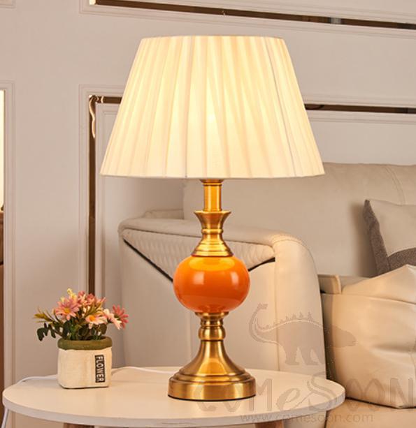 Table Lamp-D33*H52cm-Button switch