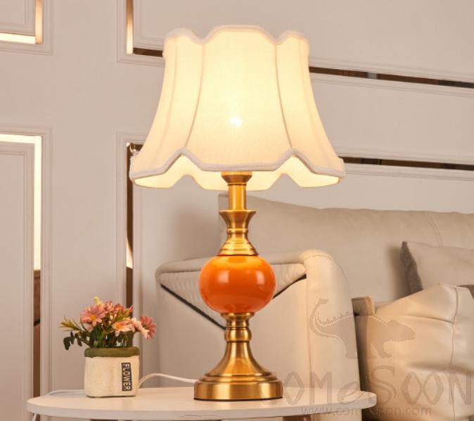 Table Lamp-D33*H52cm-Button switch