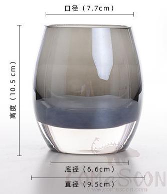 Candle Holder Glass Cup