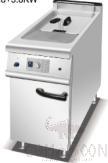 Gas 1-Tank Fryer with Cabinet, Dimension:350*750*920mm,   Capacity：20+—2L
