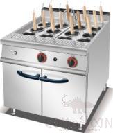 Gas Pasta Cooker With Cabinet, Dimension:700*750*920mm, Power Supply:22 KW