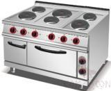 Electric 6-Hot Plate Cooker With Oven, Dimension:1050*750*920mm, Power Supply:X 3 +2.6 X3 +4.8 KW