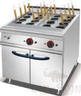 Electric Pasta Cooker With Cabinet, Dimension:800*900*920mm,    Power Supply:18 KW