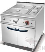 Electric Bain Marie With Cabinet, Dimension:700*750*920mm,     Power Supply:5KW