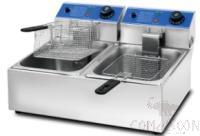 2-Tank 2-Basket Electric Fryer, Dimension: 550*430*290mm, Capacity:12L