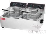 2-Tank 2-Basket Electric Fryer, Dimension:592*410*340mm, Capacity:8L