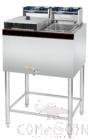 Electric Fryer(1-Tank 2-Basket), Dimension:590*500*960mm, Capactiy:14L+14L