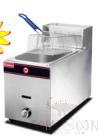 1-Tank 1 Basket Gas Fryer, Dimension:290*520*480mm, Capacity:6L