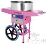 Electric Candy Floss Machine witch Cart, Dimension:730*730*500mm, Power:0.9 KW