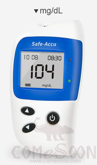 Blood glucose monitor - Sinocare - mg/dL-Safe
