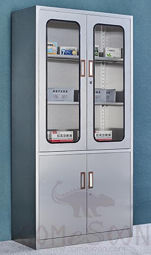 Lockers - medical instruments - 1800 * 400 * 900mm - light gray
