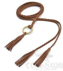 Belt-suede + metal