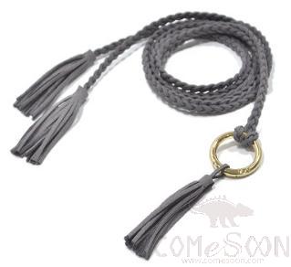 Belt-suede + metal