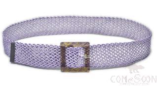 Belt-oil wax rope+transparent plastic buckle