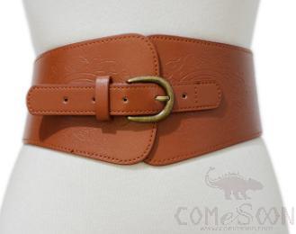 Belt-imitation leather+alloy buckle