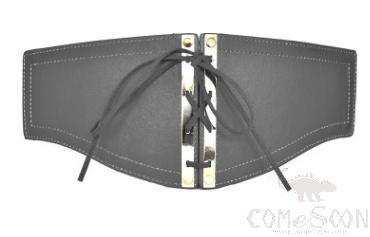 Belt-imitation leather+metal