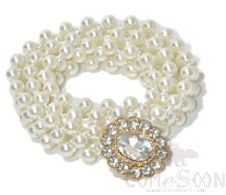 Belt-plastic+pearl