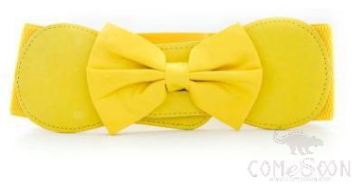 Belt-imitation leather, elastic band, metal