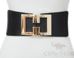 Belt-imitation leather, elastic band, metal, PU