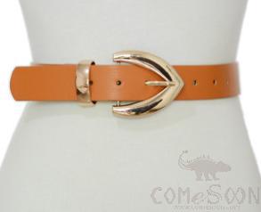 Belt-metal, imitation leather