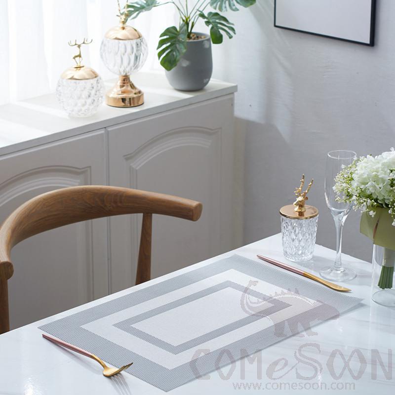 PVC placemats，30*45cm