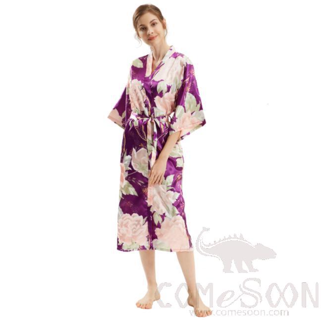Yukata Bathrobe 3-Purple(Normal)