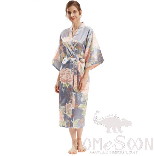 Yukata Bathrobe 3-Light Blue(Normal)