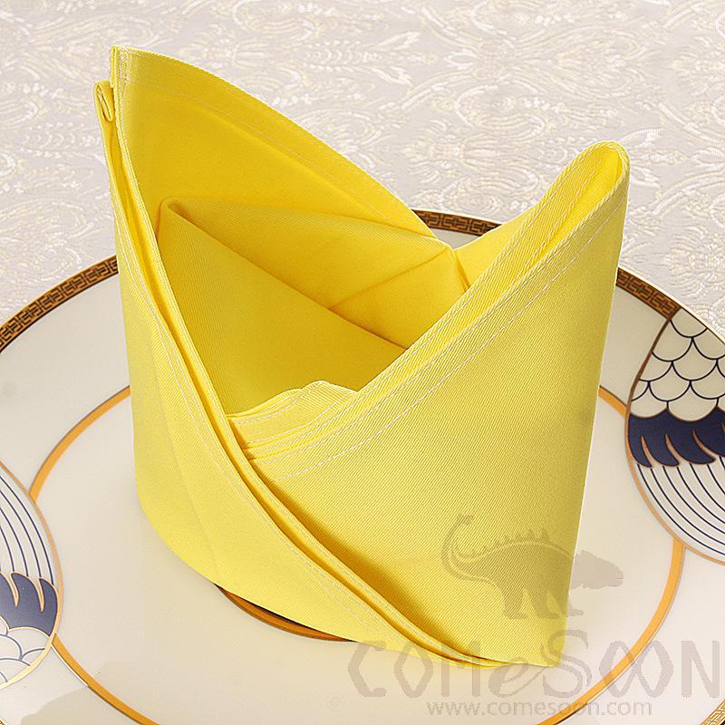 100% Cotton Napkin-Yellow 40*40cm