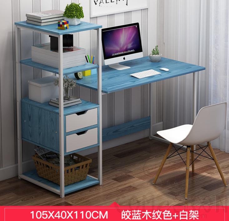 Computer desk with bookshelf-105*40*110cm