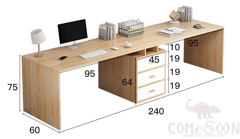 Simple computer desk-240*60*75cm
