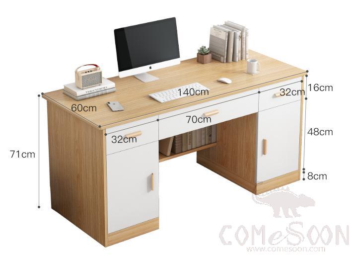 Desktop computer desk 140*60*71cm