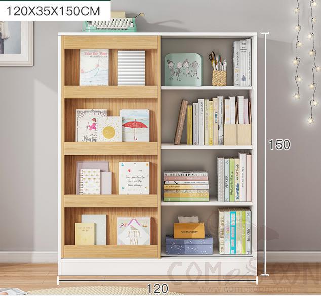 Simple bookcase-120*40*122cm
