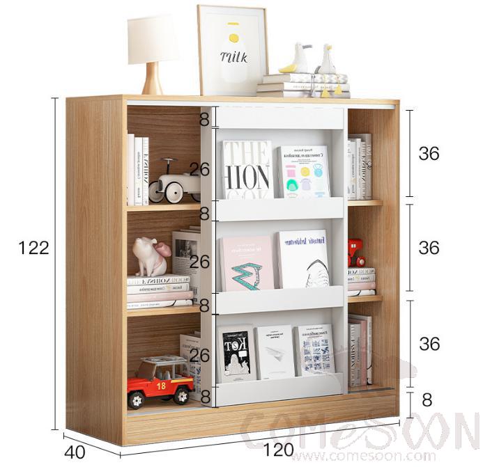 Simple bookcase-120*40*122cm