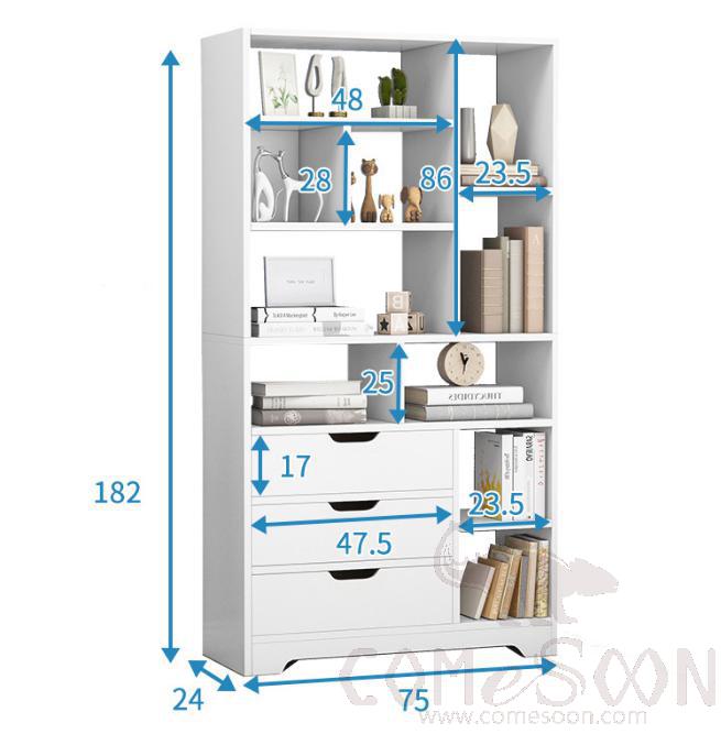 Simple shelf-75*24*182cm