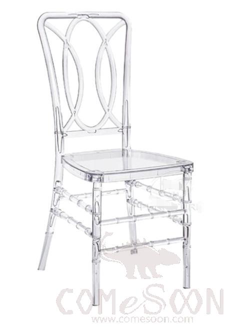 Plastic transparent dining chair-37*42*91cm
