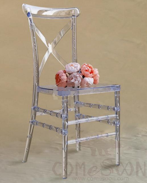 PC plastic dining chair- 38.5*41.5*95cm