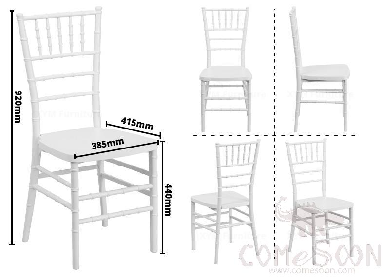 PP plastic dining chair-39*44*89cm