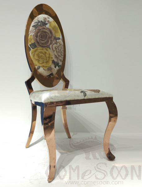 Stainless steel banquet chair-51*52*112cm