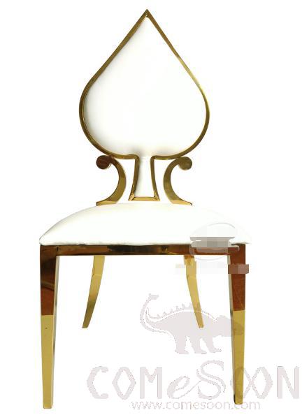 Stainless steel banquet chair-50*55*104cm