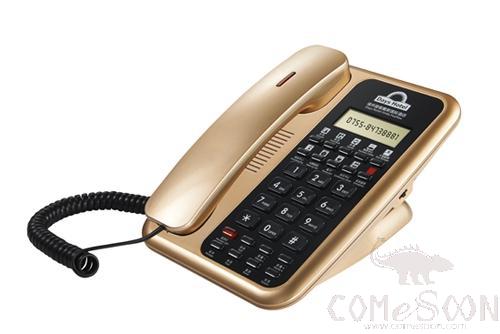 Guest Room Telephone,Gold and Black
