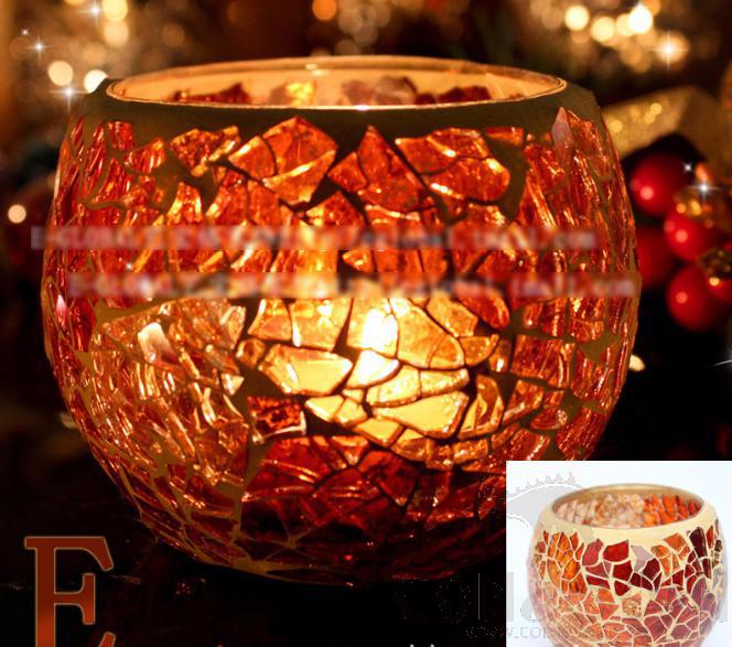Glass Candle Holder
