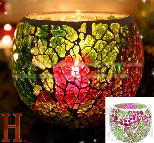 Glass Candle Holder