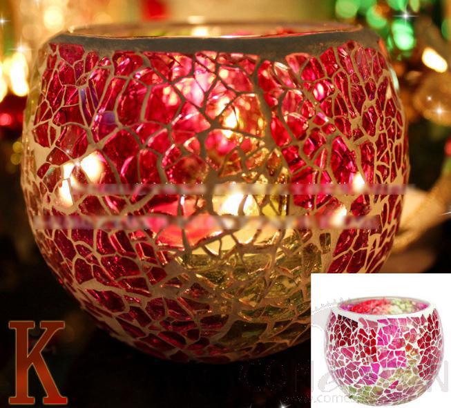 Glass Candle Holder