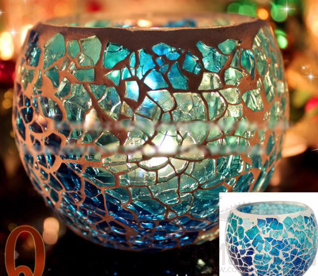Glass Candle Holder