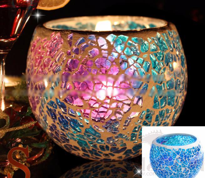 Glass Candle Holder