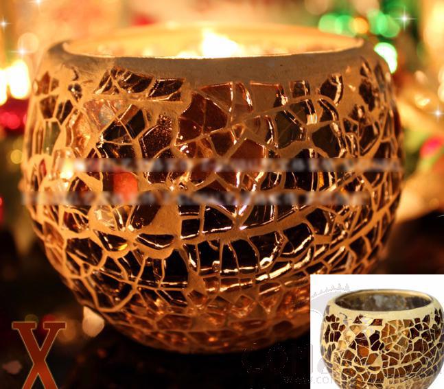Glass Candle Holder