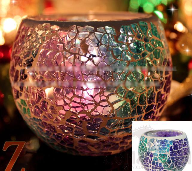 Glass Candle Holder