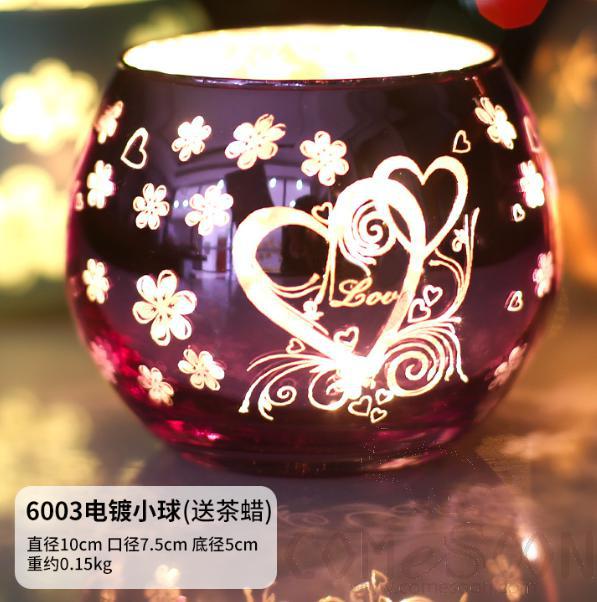 Glass Candle Holder